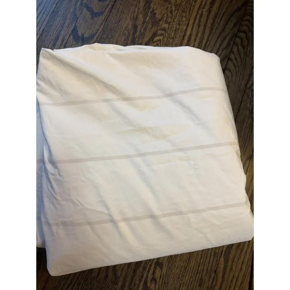Parachute Brushed Cotton Duvet Cover Cream/ivory Cal King/King $260 NEW